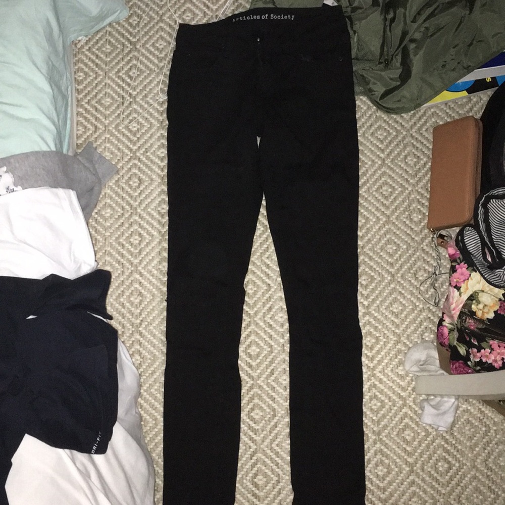 ripped black jeans